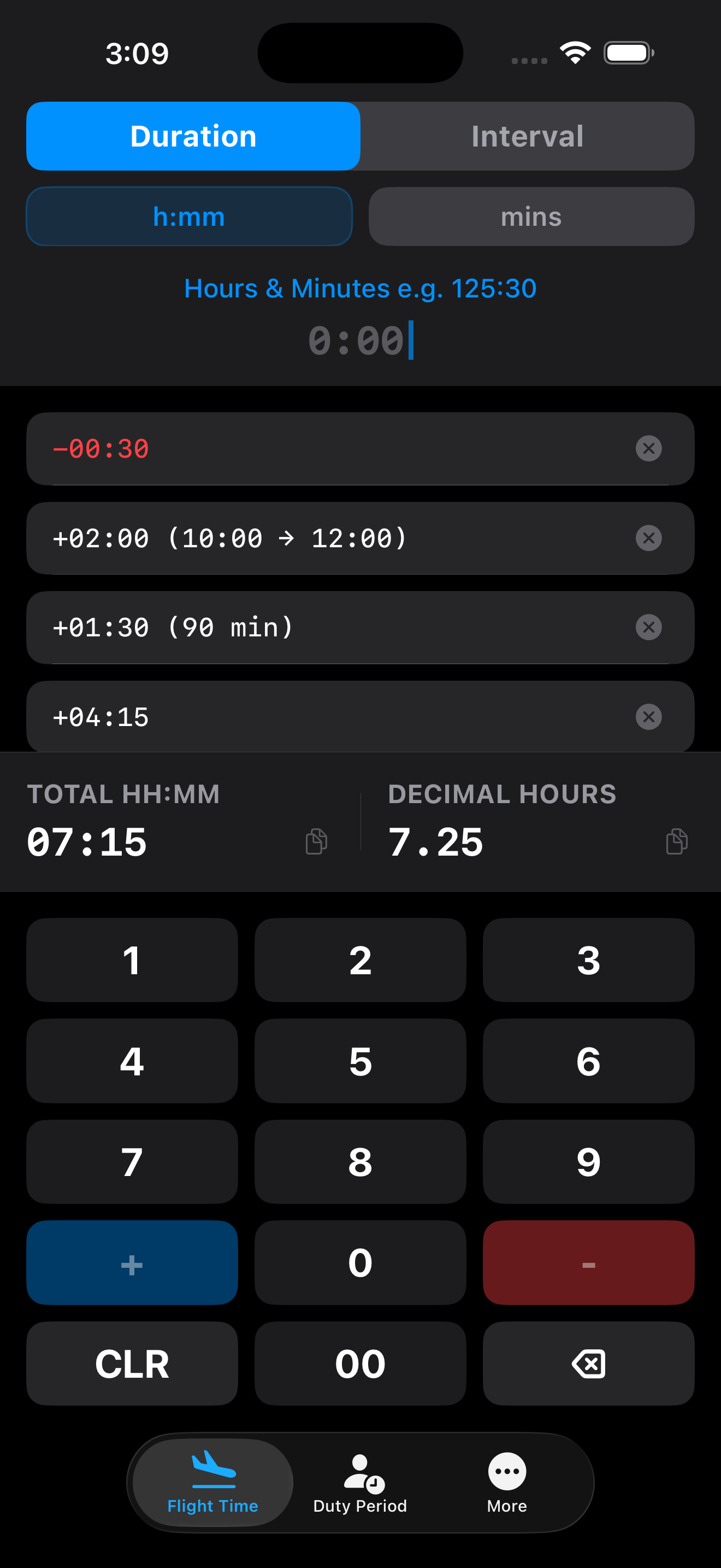 Calculator Home Dark Mode