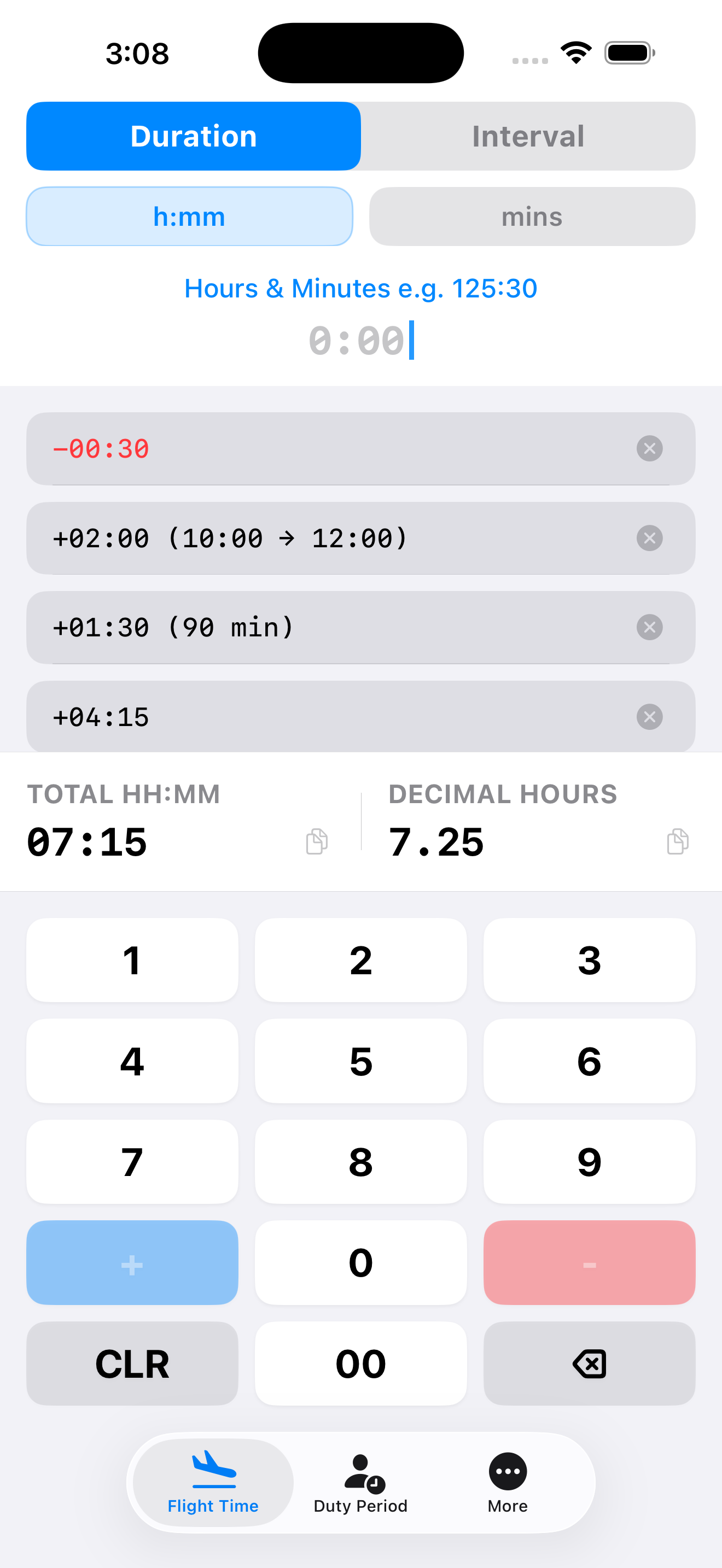 Avion Calc